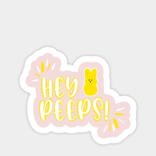 Hey Peeps Easter Bunny Sticker